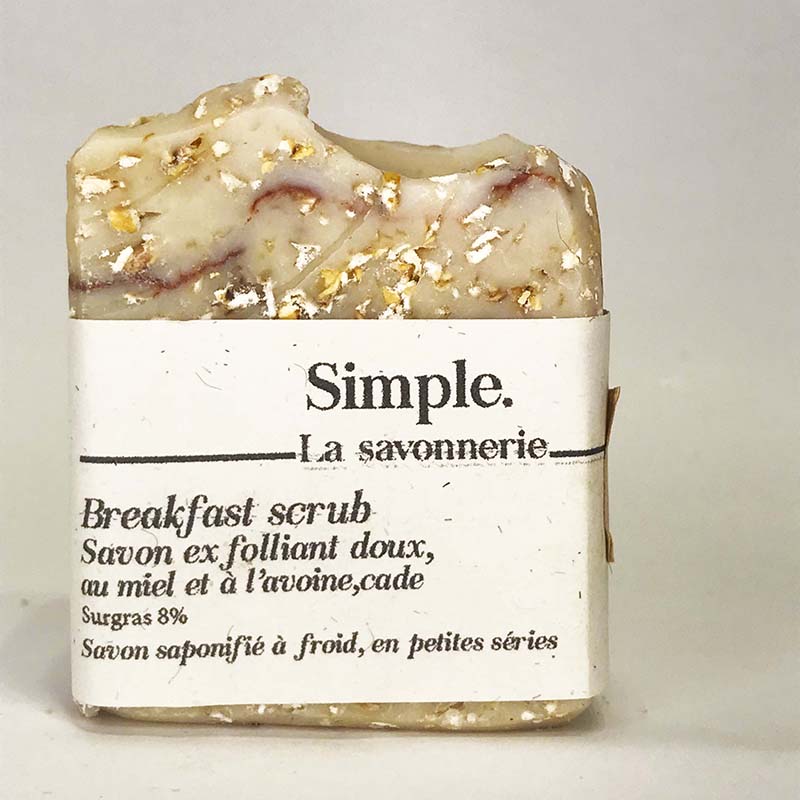 Breakfast scrubb - Savon exfoliant avoine et genévrier