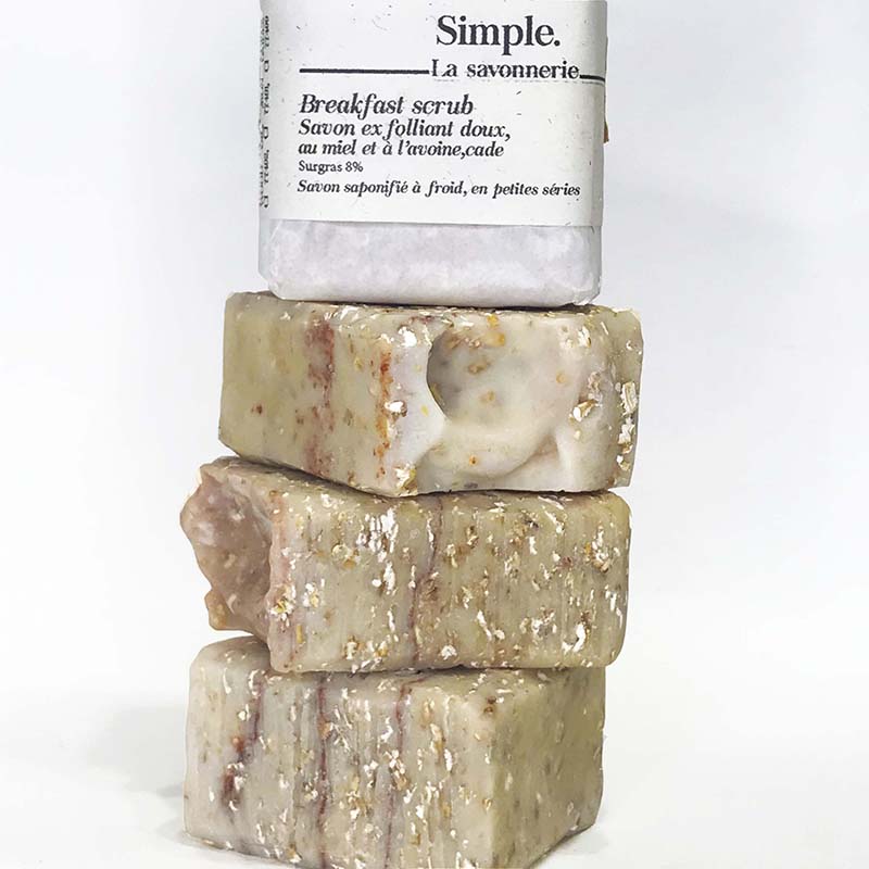 Breakfast scrubb - Savon exfoliant avoine et genévrier